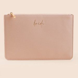 💞 Brand New BRIDE Zip Clutch - Francesca's NWOT